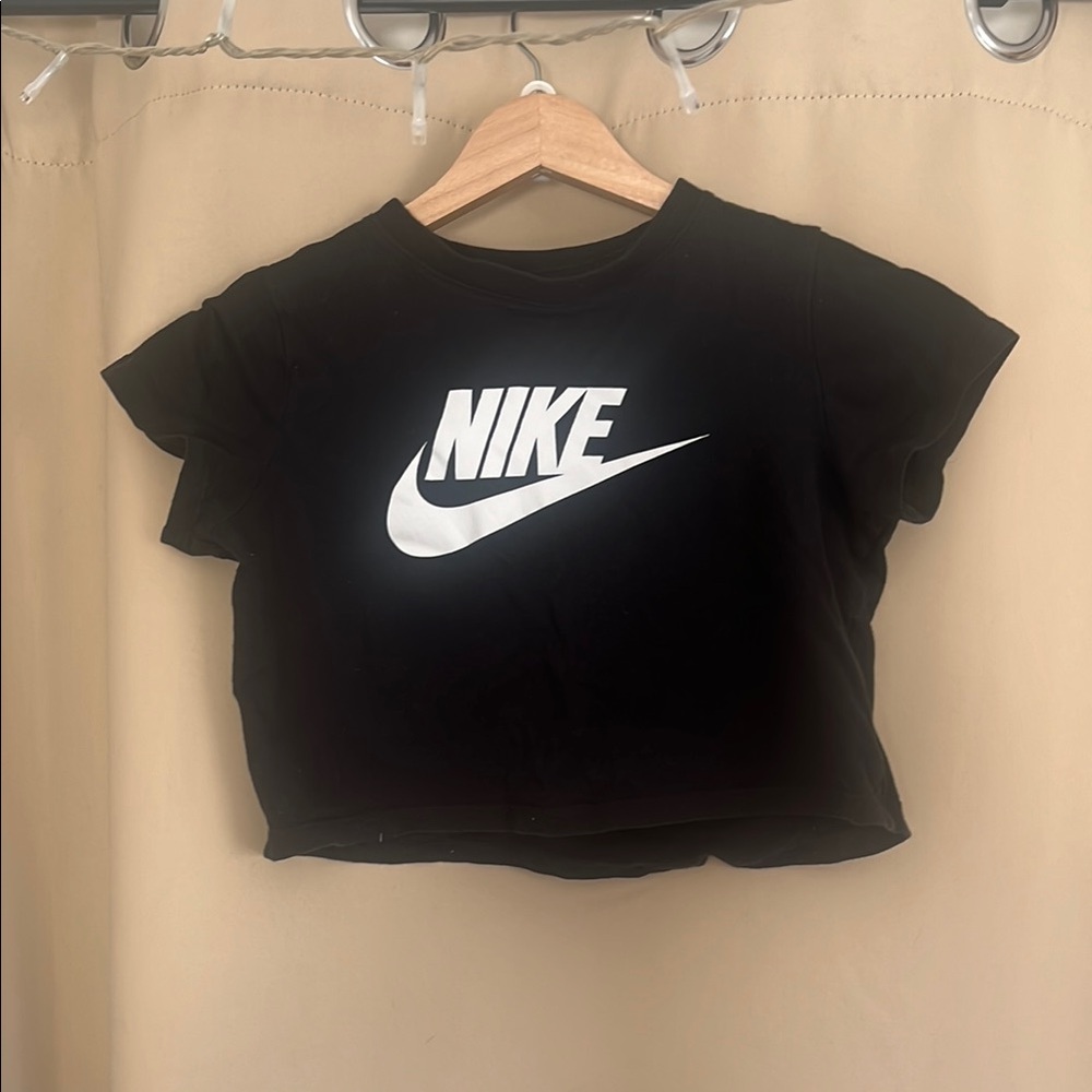 Nike Women's Black Crop Top